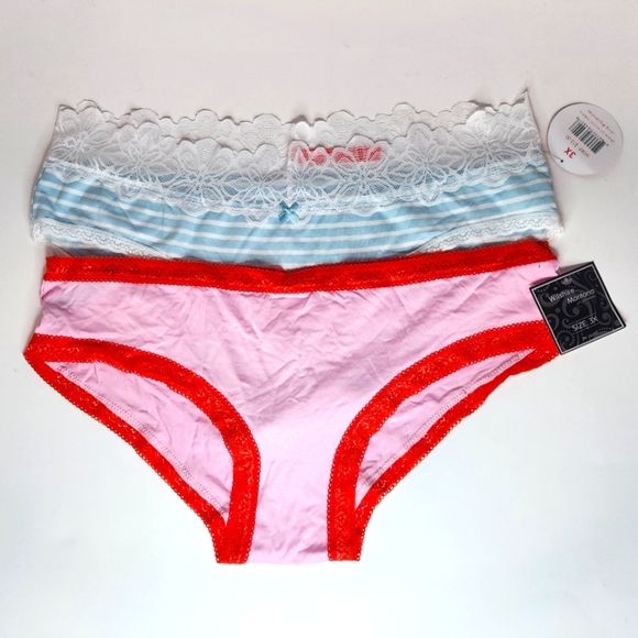2 Pairs Of Splendies 3x Womens Panties, New With Tags - Picture 1 of 9